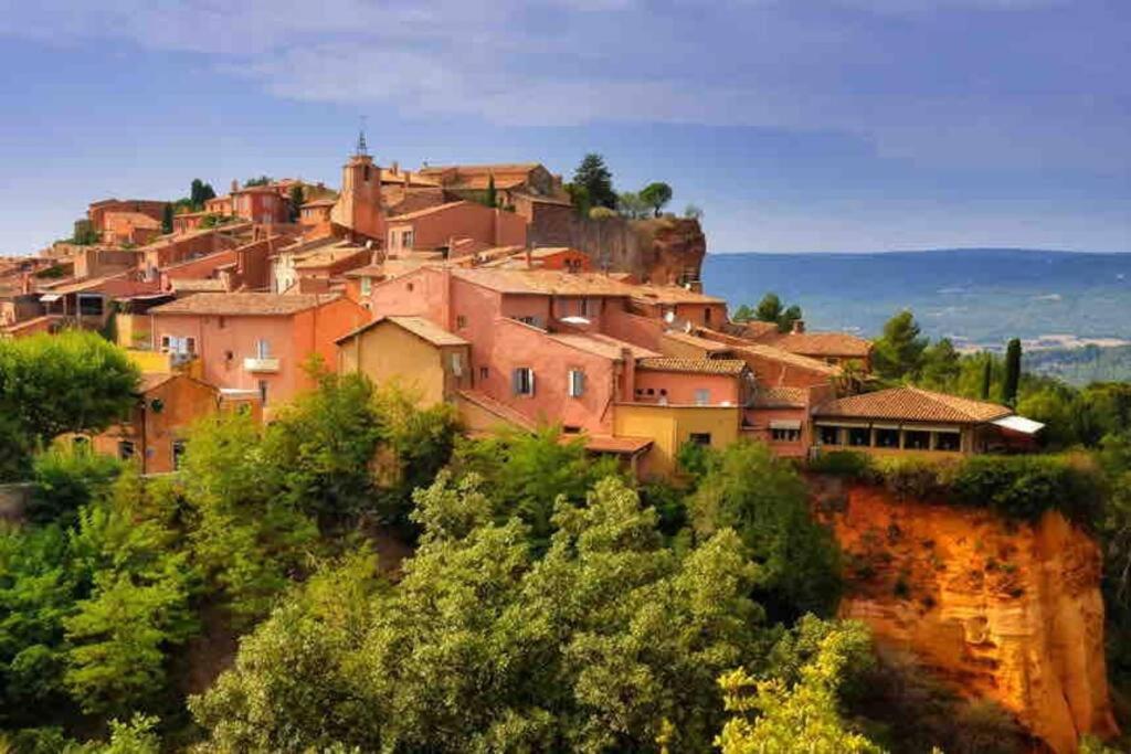 Villa Soleil D'Ocre - Bastide A Roussillon Roussillon en Isere Exterior foto
